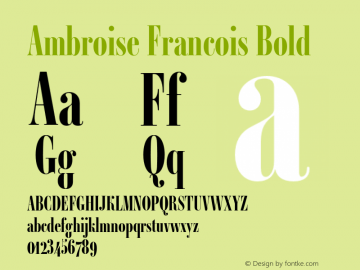 Ambroise Francois Bold 001.000图片样张