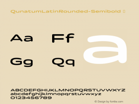 QunatumLatinRounded-Semibold ☞ Version 1.0;com.myfonts.easy.indian-type-foundry.quantum-latin-rounded.semibold.wfkit2.version.4zHo图片样张