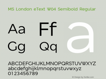 Ms London Etext Semibold Font Family Ms London Etext Semibold Uncategorized Typeface Fontke Com For Mobile