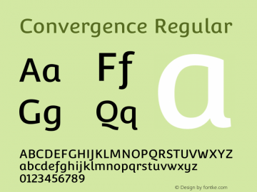 Convergence Regular Version 1.002图片样张