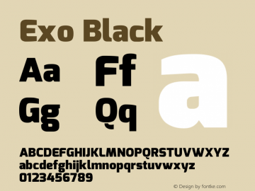 Exo Black Version 1.00图片样张