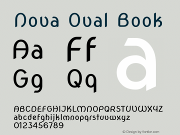 Nova Oval Book Version 2.000图片样张