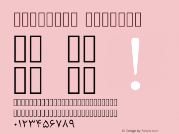 Parastoo Regular Version 0.12; ttfautohint (v1.4.1.5-446e) Font Sample