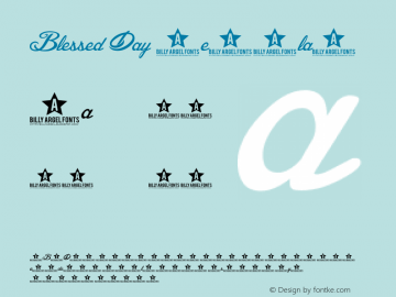 Blessed Day Regular Version 1.000图片样张