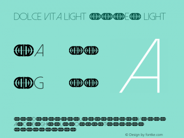 Dolce Vita Light Super Light Version 1.00 November 7, 2013, initial release图片样张