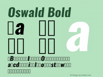 Oswald Bold 3.0; ttfautohint (v0.94.23-7a4d-dirty) -l 8 -r 50 -G 200 -x 0 -w 