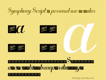 symphony font script