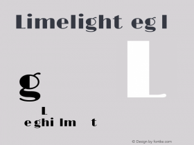 Limelight Regular Version 1.002图片样张