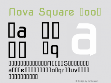 Nova Square Book Version 2.000图片样张