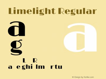 Limelight Regular Version 1.002图片样张