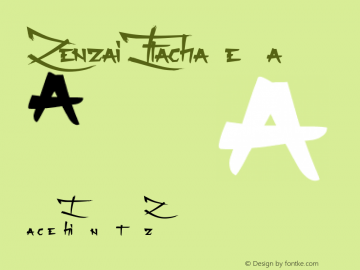 Zenzai Itacha Regular Version 001.000图片样张