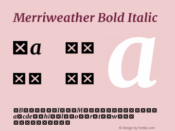 Merriweather Bold Italic Version 1.584; ttfautohint (v1.5) -l 6 -r 36 -G 0 -x 10 -H 350 -D latn -f cyrl -w 