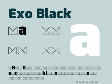 Exo Black Version 1.00图片样张