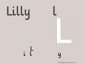 Lilly Regular 1.0; 2000;图片样张