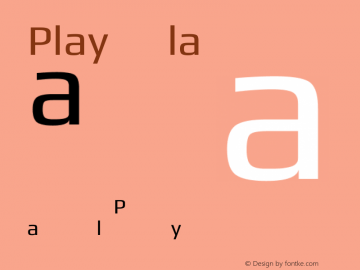 Play Regular Version 1.003; ttfautohint (v1.5) Font Sample