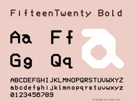 FifteenTwenty Bold Version 001.000图片样张