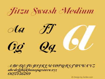 Jitzu Swash Medium Version 1.000图片样张