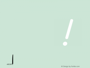 MonofuritalicForPowerline NF italic unci 1.0 2000-04-14图片样张