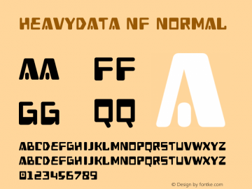 HeavyData NF Normal created March 2008图片样张