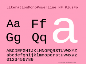 LiterationMonoPowerline NF PlusFo Version 2.00.1图片样张