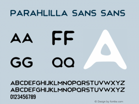 Parahlilla Sans Sans Unknown图片样张