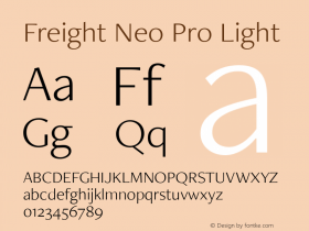 Freight Neo Pro Light Version 1.000图片样张