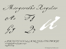 Margaretha Regular Version 1.0 Font Sample