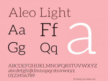 Aleo Light Version 1.2.2图片样张