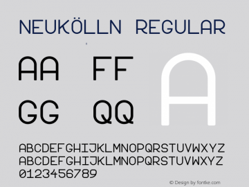 Neukölln Regular Version 1.000;PS 001.000;hotconv 1.0.88;makeotf.lib2.5.64775图片样张