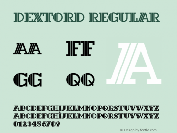 DextorD Regular Version 001.005图片样张