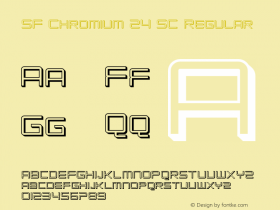 SF Chromium 24 SC Regular ver 1.0; 2000. Freeware for non-commercial use.图片样张