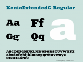 XeniaExtendedC Regular 001.000图片样张