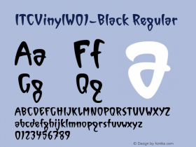 ITCVinylW01-Black Regular Version 1.00图片样张