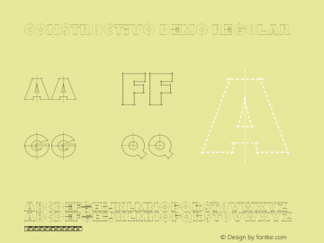 Constructivo Demo Regular Version 1.2 Demo图片样张