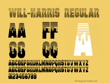 Will-Harris Regular OTF 1.000;PS 001.025;Core 1.0.29图片样张