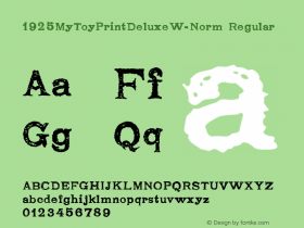 1925MyToyPrintDeluxeW-Norm Regular Version 1.00图片样张