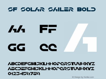 SF Solar Sailer Bold ver 1.2; 1999. Freeware.图片样张