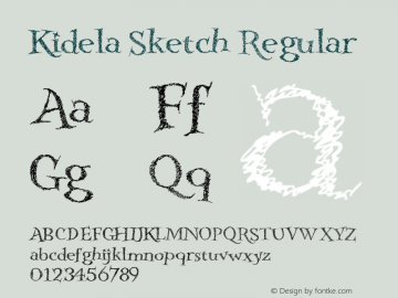 Kidela Sketch Regular Version 1.00图片样张