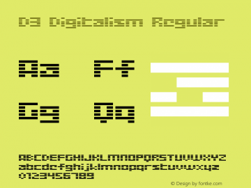 D3 Digitalism Regular 2.0图片样张