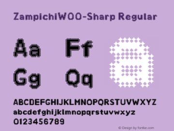 ZampichiW00-Sharp Regular Version 1.00图片样张