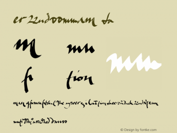 MockingbirdW90-BdAlt Regular Version 1.00 Font Sample