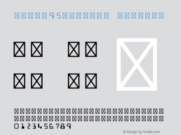 MICRW95-Medium Regular Version 1.01图片样张