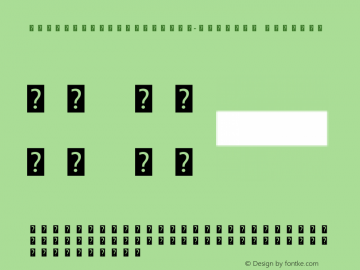 TransitPictWebUIW95-Regular Regular Version 7.504图片样张