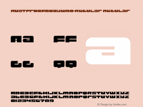 RustproofBodyW90-Regular Regular Version 3.00 Font Sample