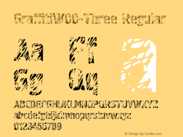 GraffitiW00-Three Regular Version 1.00 Font Sample