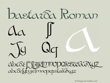 Bastarda Roman 001.001图片样张