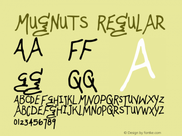 Mugnuts Regular 2000; 1.0     www.stimuleyefonts.com图片样张