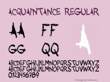 Acquaintance Regular http://hjem.get2net.dk/jfischer/图片样张