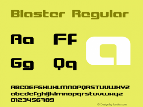 Blaster Regular Version 1.0; 2001图片样张