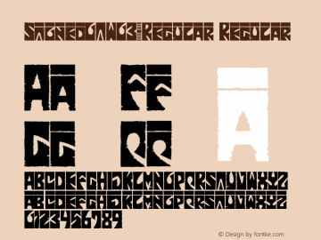 StonedOTW03-Regular Regular Version 7.504 Font Sample